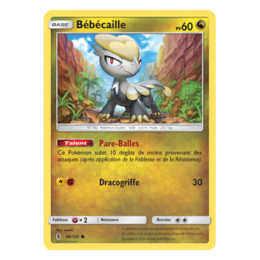 Découvrez Bébécaille, carte Commune de la série Gardiens Ascendants