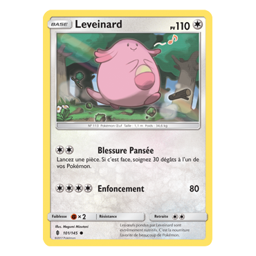 Carte Leveinard - Commune de Pokémon Gardiens Ascendants 101/145
