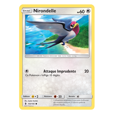 Découvrez Nirondelle, carte Commune de la série Gardiens Ascendants