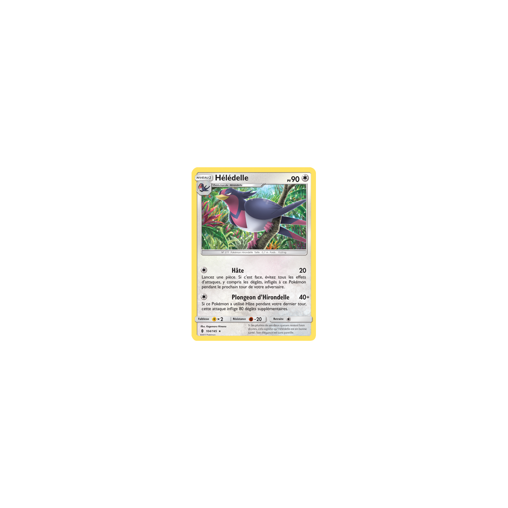 Hélédelle 104/145 : Joyau Rare de l'extension Pokémon Gardiens Ascendants