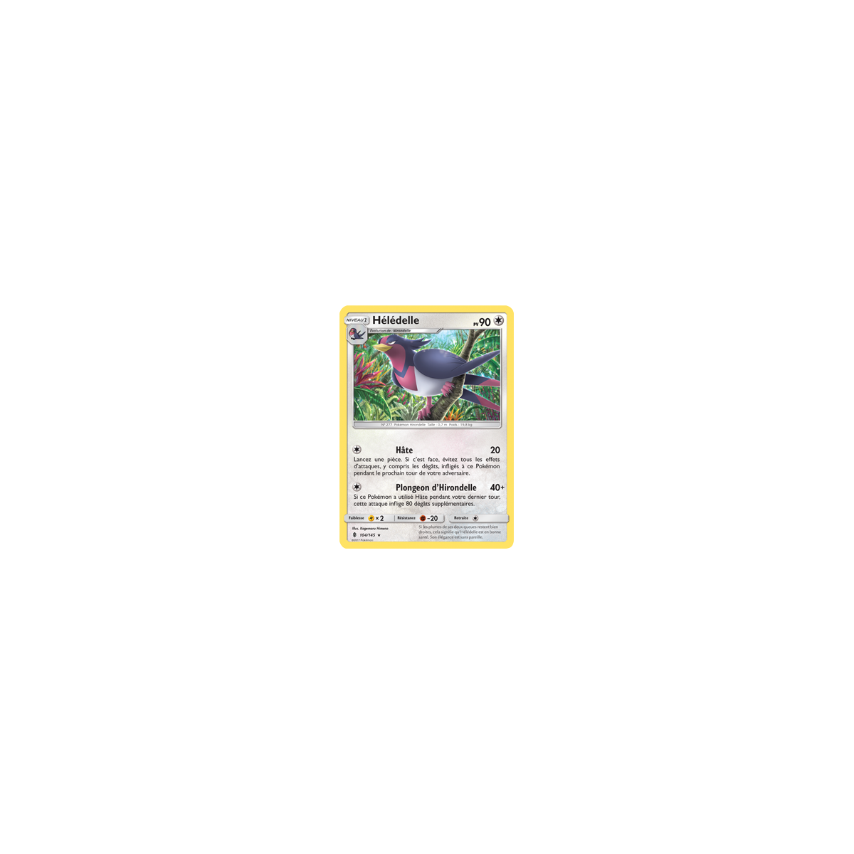 Hélédelle 104/145 : Joyau Rare de l'extension Pokémon Gardiens Ascendants