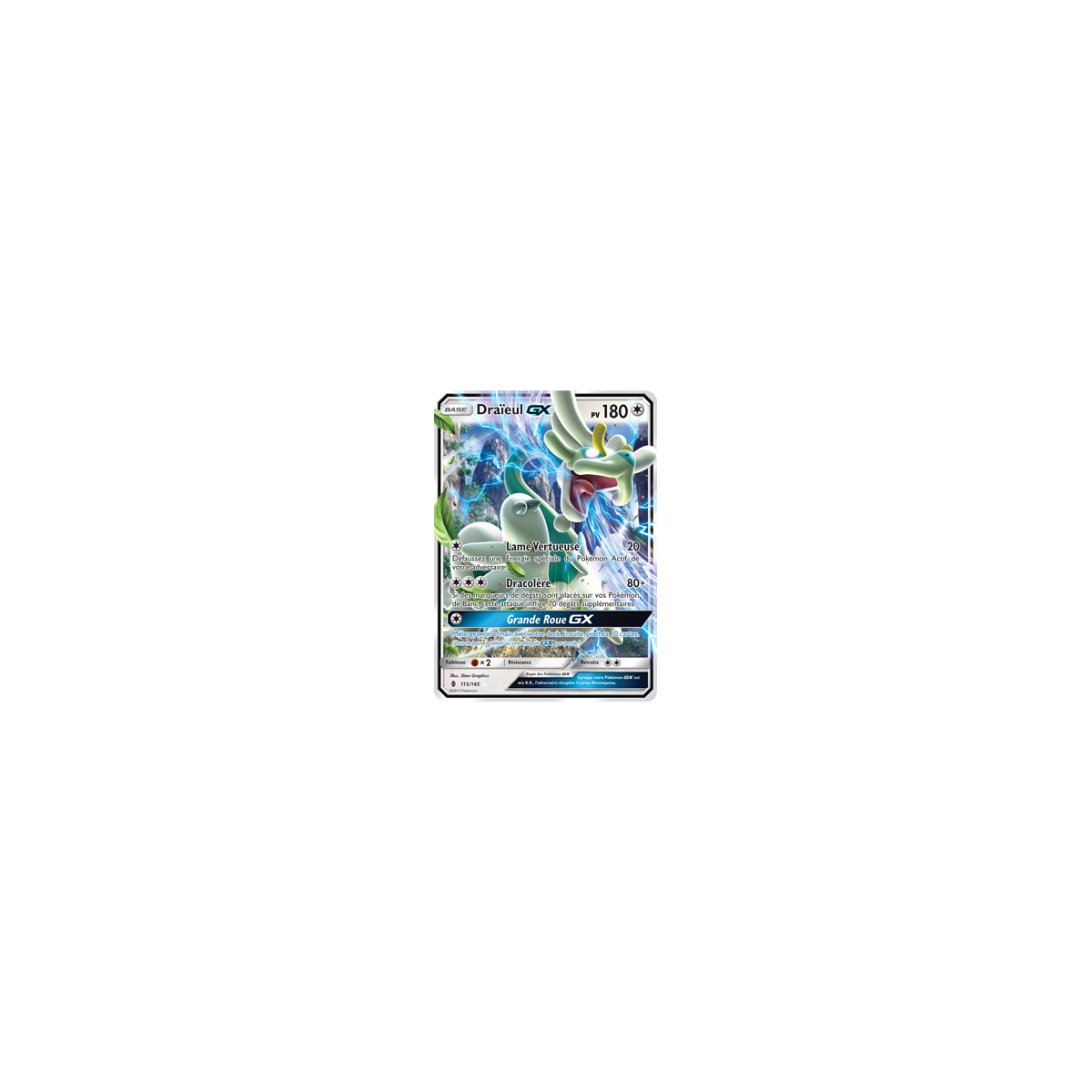 Draïeul 115/145 : Joyau Holographique rare GX de l'extension Pokémon Gardiens Ascendants