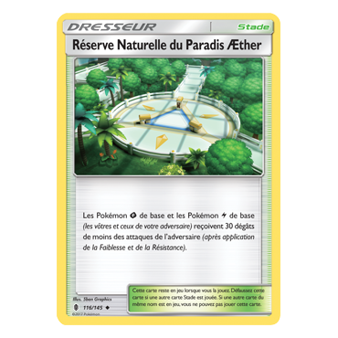 Découvrez Réserve Naturelle du Paradis Æther, carte Peu commune de la série Gardiens Ascendants