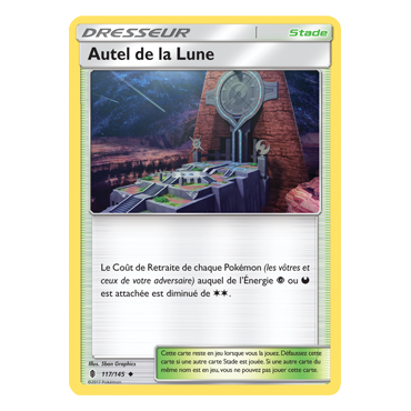 Découvrez Autel de la Lune, carte Peu commune de la série Gardiens Ascendants