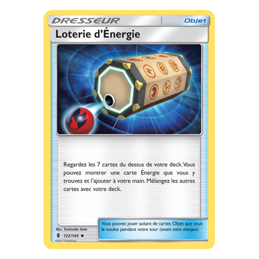 Loterie d'Énergie 122/145 : Joyau Peu commune de l'extension Pokémon Gardiens Ascendants