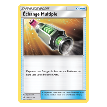 Carte Échange Multiple - Peu commune de Pokémon Gardiens Ascendants 129/145