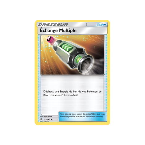 Carte Échange Multiple - Peu commune de Pokémon Gardiens Ascendants 129/145