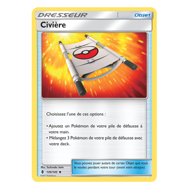 Carte Civière - Peu commune de Pokémon Gardiens Ascendants 130/145