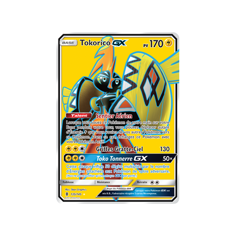 Tokorico 135/145 : Joyau Ultra rare de l'extension Pokémon Gardiens Ascendants