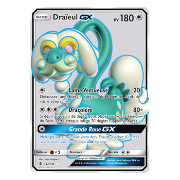 Carte Draïeul - Ultra rare de Pokémon Gardiens Ascendants 142/145