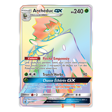 Découvrez Archéduc, carte Arc-en-ciel rare de la série Gardiens Ascendants