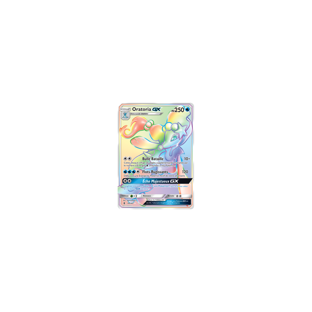 Carte Oratoria - Arc-en-ciel rare de Pokémon Gardiens Ascendants 149/145