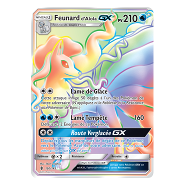 Découvrez Feunard d'Alola, carte Arc-en-ciel rare de la série Gardiens Ascendants