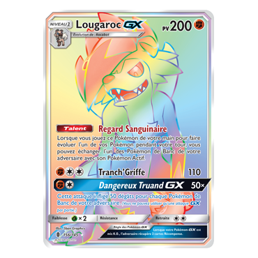 Découvrez Lougaroc, carte Arc-en-ciel rare de la série Gardiens Ascendants