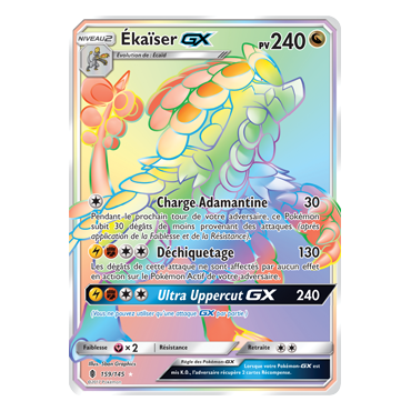 Ékaïser 159/145 : Joyau Arc-en-ciel rare de l'extension Pokémon Gardiens Ascendants