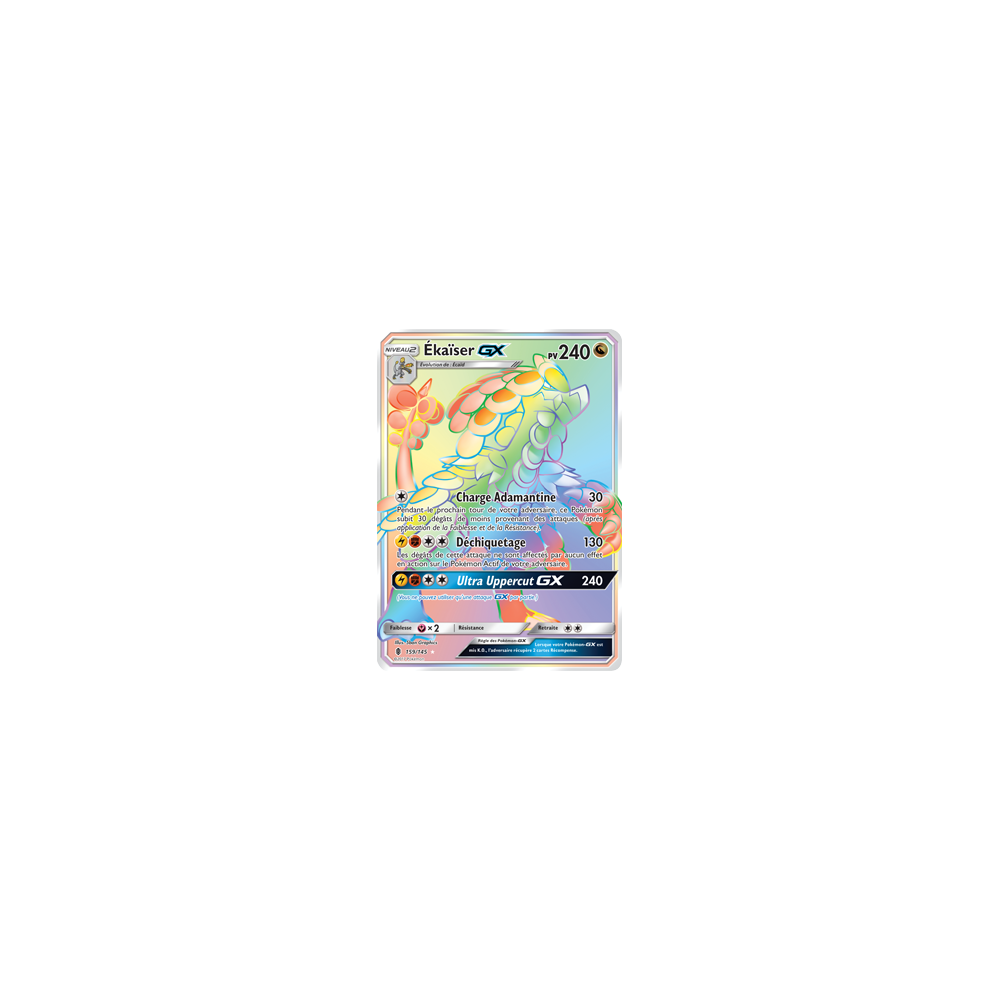 Ékaïser 159/145 : Joyau Arc-en-ciel rare de l'extension Pokémon Gardiens Ascendants