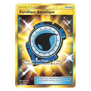 Carte Fortifiant Aquatique - Holographique rare de Pokémon Gardiens Ascendants 161/145