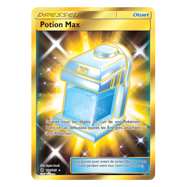 Découvrez Potion Max, carte Holographique rare de la série Gardiens Ascendants