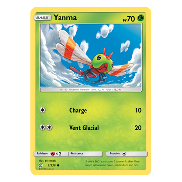 Yanma 2/236 : Joyau Commune de l'extension Pokémon Harmonie des Esprits