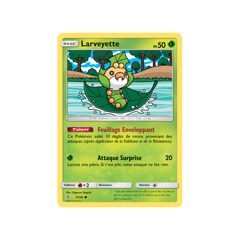 Larveyette 7/236 : Joyau Commune de l'extension Pokémon Harmonie des Esprits