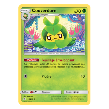 Carte Couverdure - Peu commune de Pokémon Harmonie des Esprits 8/236