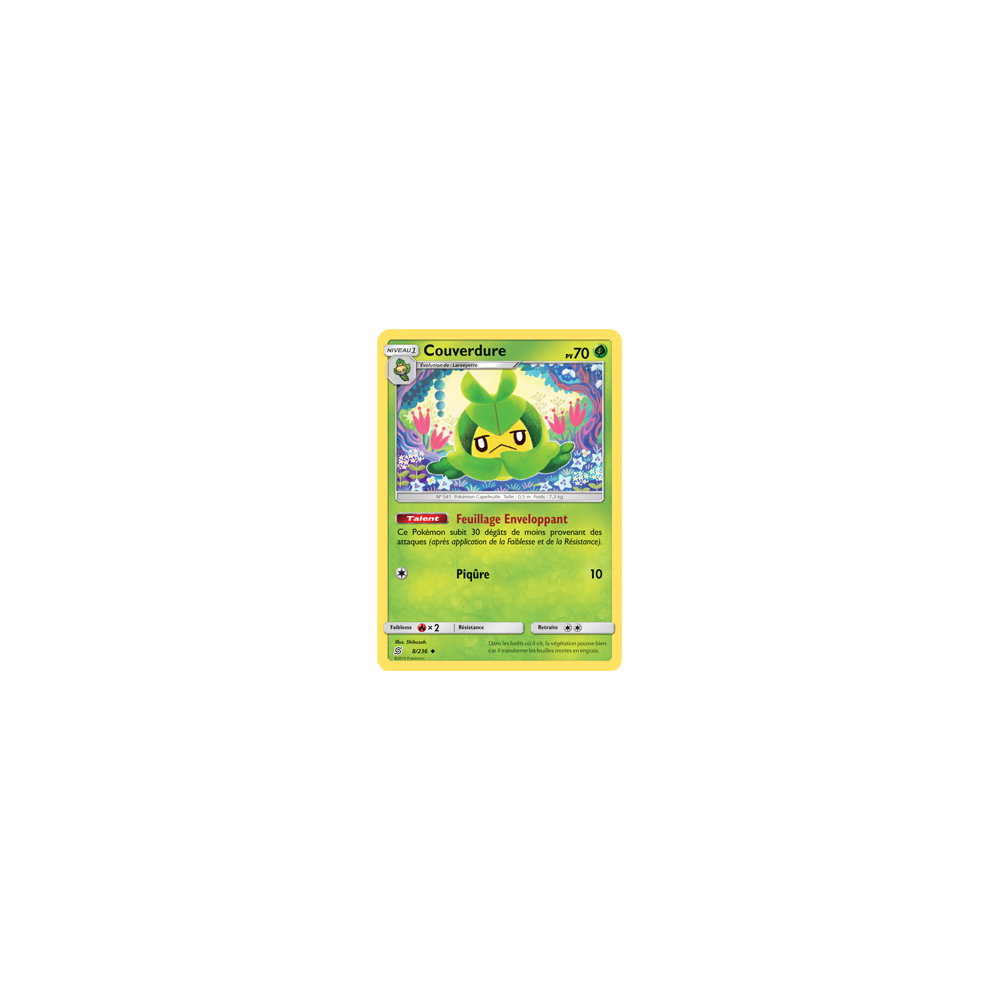 Carte Couverdure - Peu commune de Pokémon Harmonie des Esprits 8/236