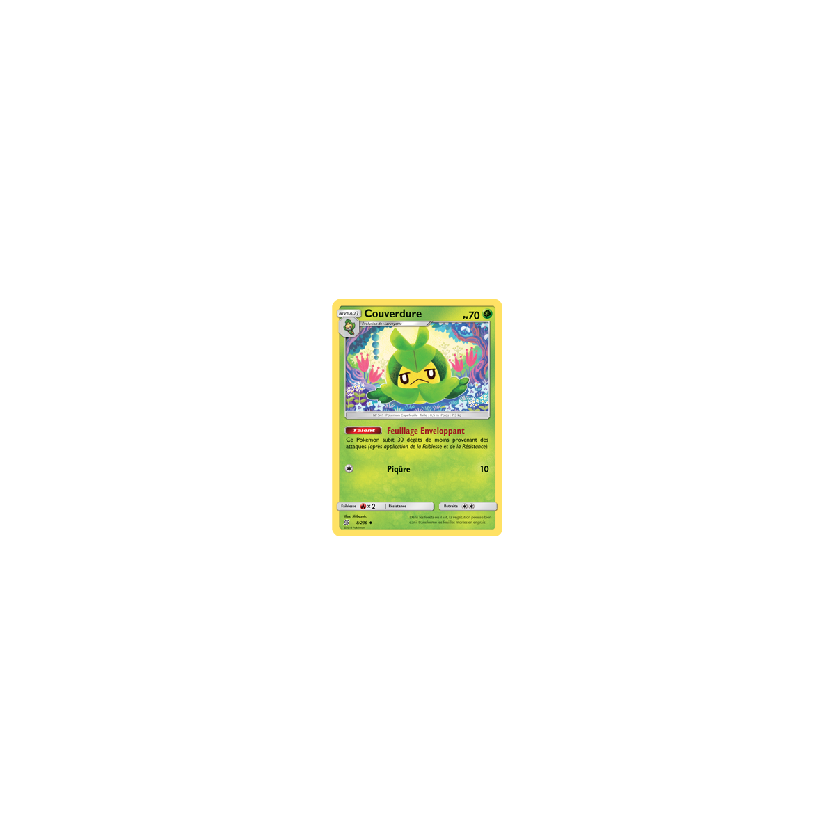 Carte Couverdure - Peu commune de Pokémon Harmonie des Esprits 8/236