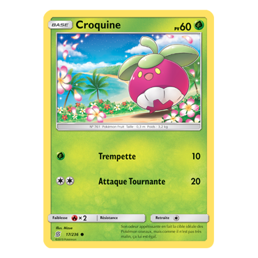 Croquine 17/236 : Joyau Commune de l'extension Pokémon Harmonie des Esprits