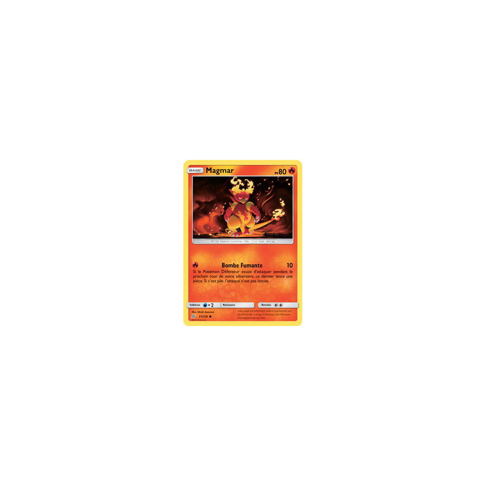 Magmar 21/236 : Joyau Commune de l'extension Pokémon Harmonie des Esprits