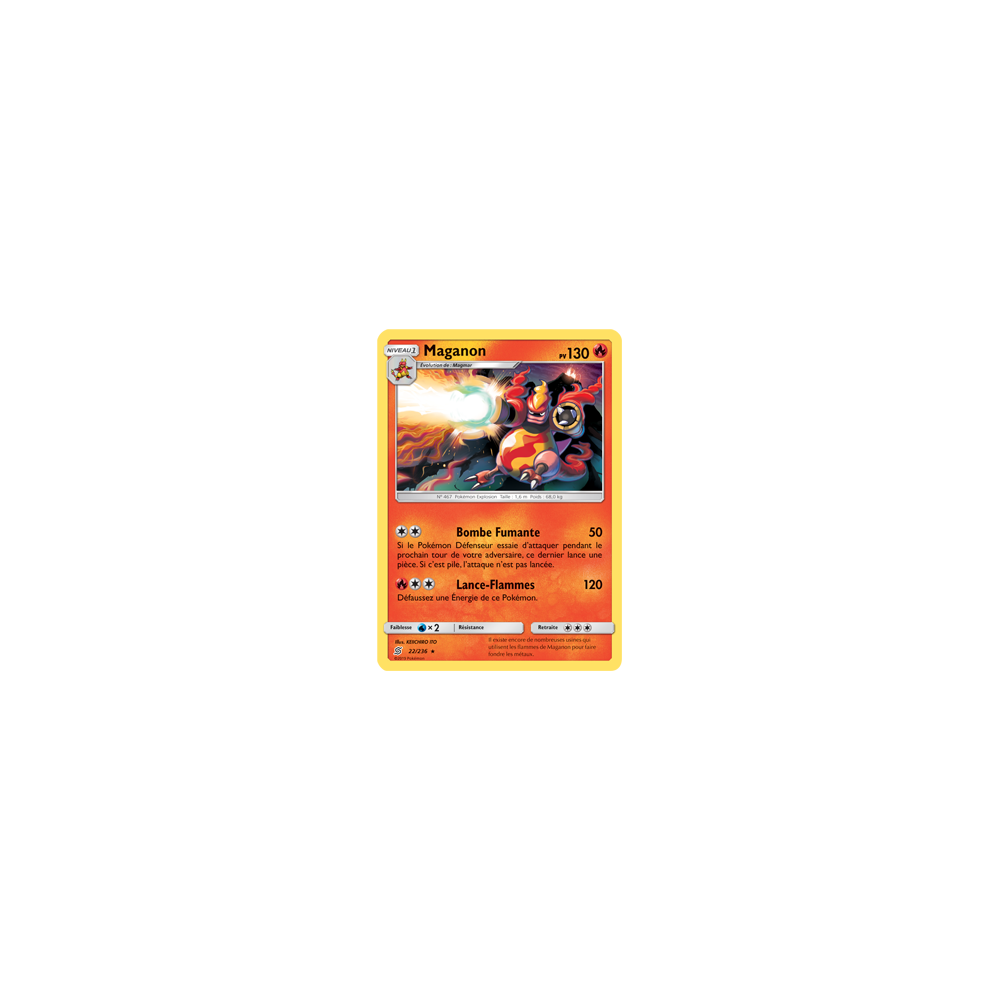 Maganon 22/236 : Joyau Rare de l'extension Pokémon Harmonie des Esprits