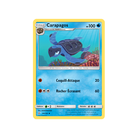 Carapagos 44/236 : Joyau Peu commune de l'extension Pokémon Harmonie des Esprits