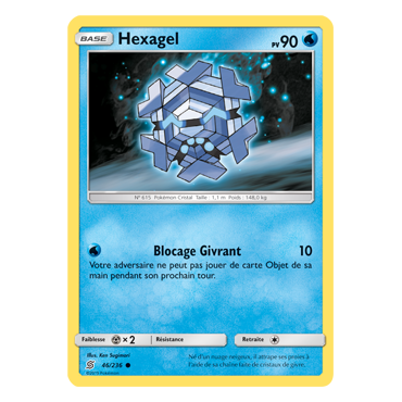 Hexagel 46/236 : Joyau Commune de l'extension Pokémon Harmonie des Esprits