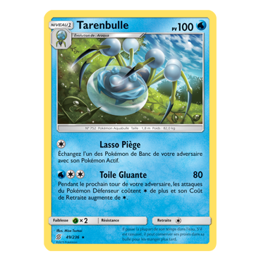 Découvrez Tarenbulle, carte Rare de la série Harmonie des Esprits