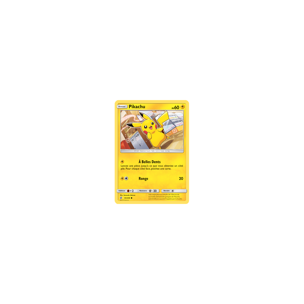 Carte Pikachu - Commune de Pokémon Harmonie des Esprits 55/236