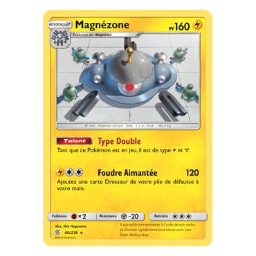 Découvrez Magnézone, carte Holographique rare de la série Harmonie des Esprits