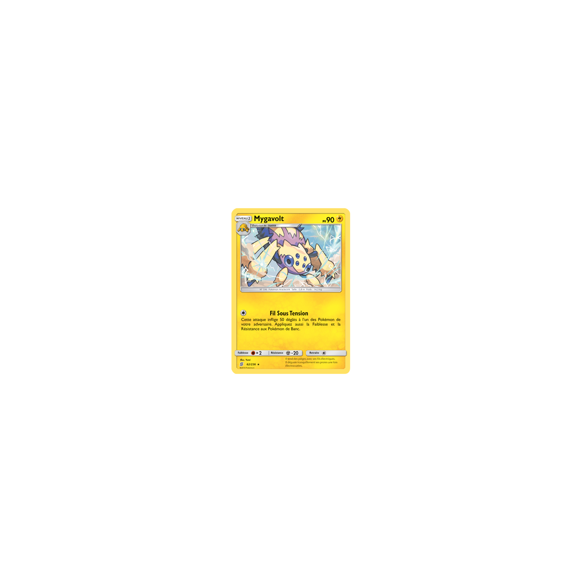 Carte Mygavolt - Rare de Pokémon Harmonie des Esprits 62/236