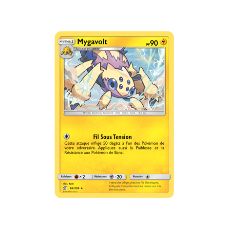 Carte Mygavolt - Rare de Pokémon Harmonie des Esprits 62/236