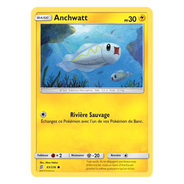 Carte Anchwatt - Commune de Pokémon Harmonie des Esprits 63/236