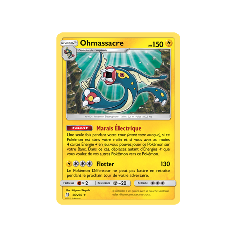 Carte Ohmassacre - Holographique rare de Pokémon Harmonie des Esprits 66/236