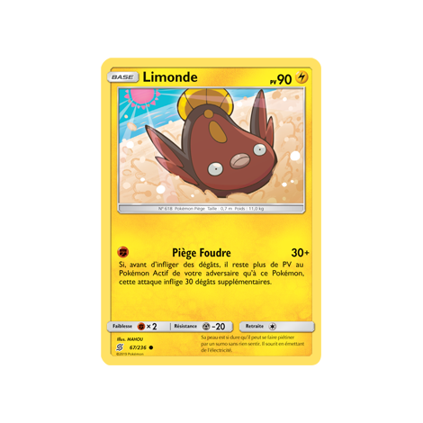 Carte Limonde - Commune de Pokémon Harmonie des Esprits 67/236