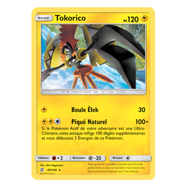 Découvrez Tokorico, carte Holographique rare de la série Harmonie des Esprits