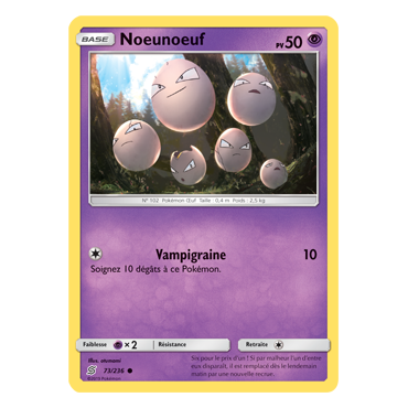 Découvrez Noeunoeuf, carte Commune de la série Harmonie des Esprits