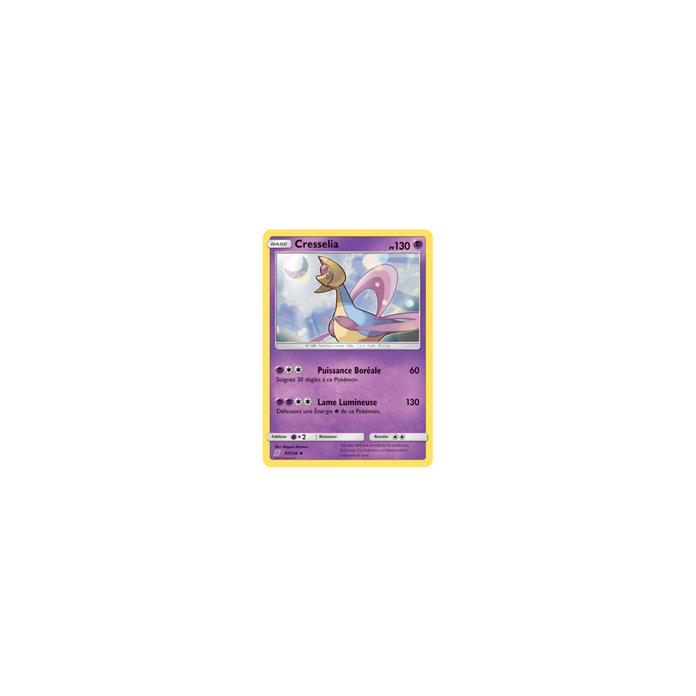 Carte Cresselia - Peu commune de Pokémon Harmonie des Esprits 87/236