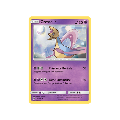 Carte Cresselia - Peu commune de Pokémon Harmonie des Esprits 87/236