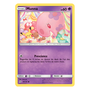 Munna 88/236 : Joyau Commune de l'extension Pokémon Harmonie des Esprits
