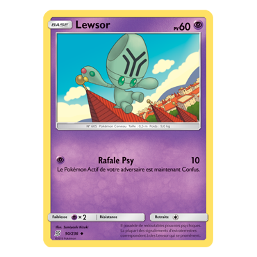 Lewsor 90/236 : Joyau Peu commune de l'extension Pokémon Harmonie des Esprits