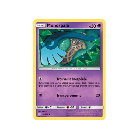 Monorpale 92/236 : Joyau Commune de l'extension Pokémon Harmonie des Esprits