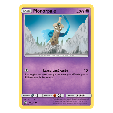 Découvrez Monorpale, carte Commune de la série Harmonie des Esprits