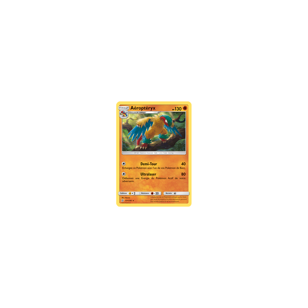 Aéroptéryx 121/236 : Joyau Rare de l'extension Pokémon Harmonie des Esprits