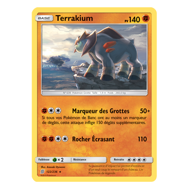 Terrakium 122/236 : Joyau Holographique rare de l'extension Pokémon Harmonie des Esprits